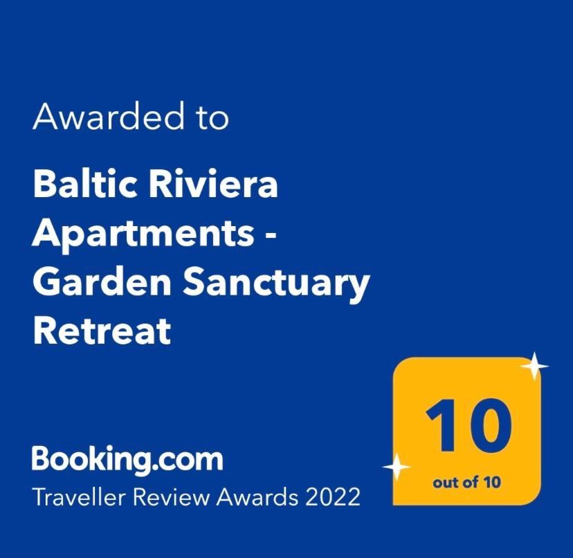 Baltic Riviera Apartments - Garden Sanctuary Retreat Danzica Esterno foto